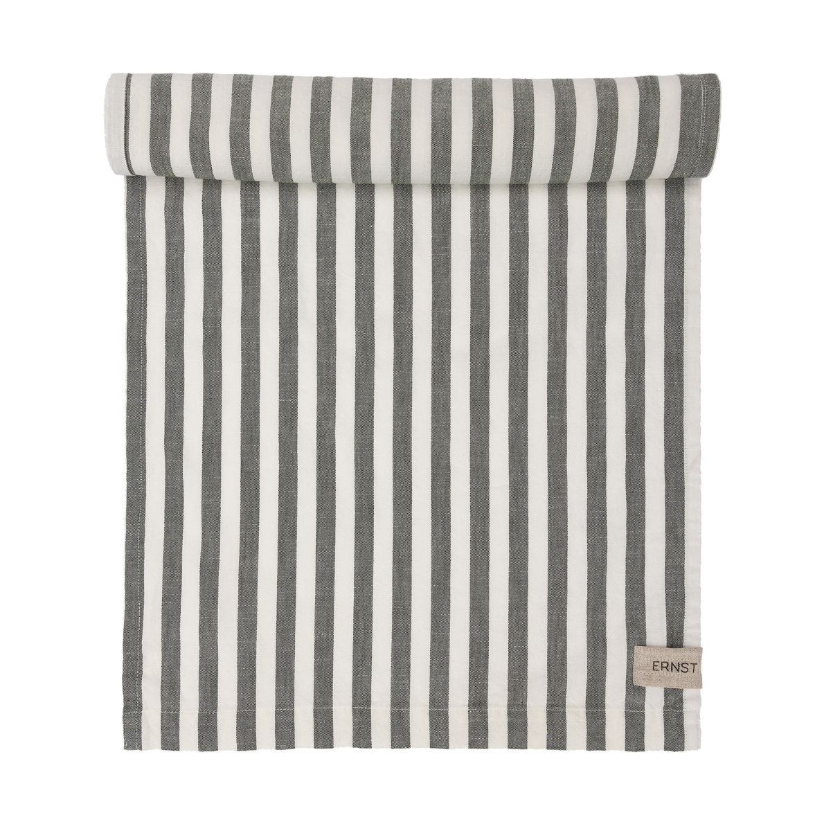 ERNST Ernst løper bred stripe 45x150 Grønn-hvit