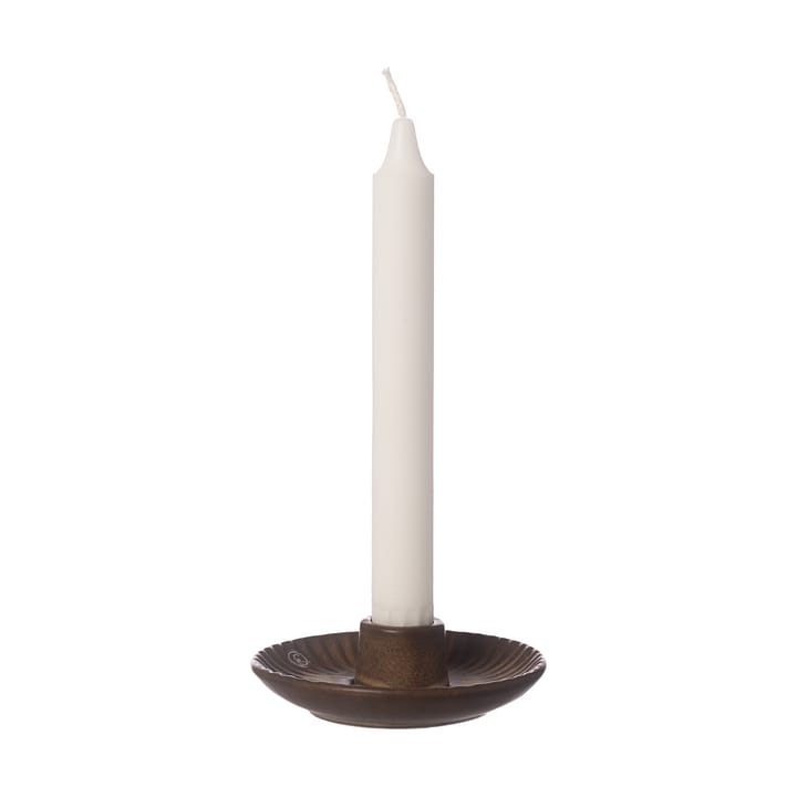 Ernst lysestake Ø10,5x3,5 cm - Brun-beige - ERNST