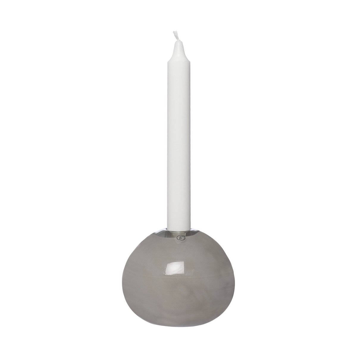 Ernst lysestake, glass Ø11 cm Grønn | Skandinavisk Design | Lysestaker | Grønn