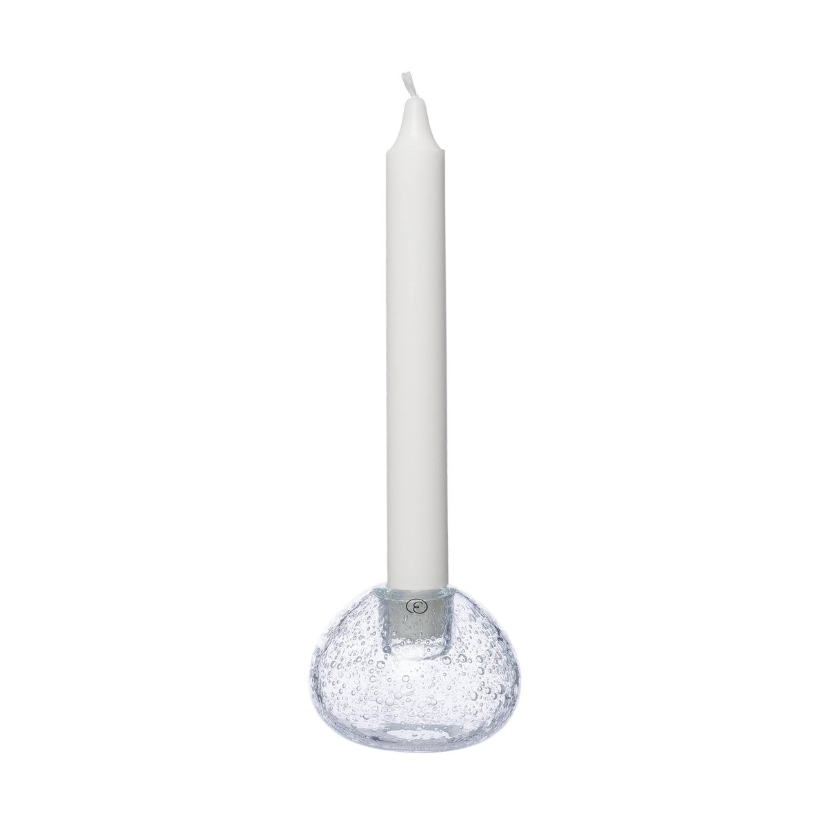 ERNST Ernst lysestake, glass Ø7,5 cm Bobler