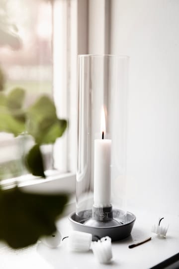 Ernst lysestake glassylinder - Grå - ERNST