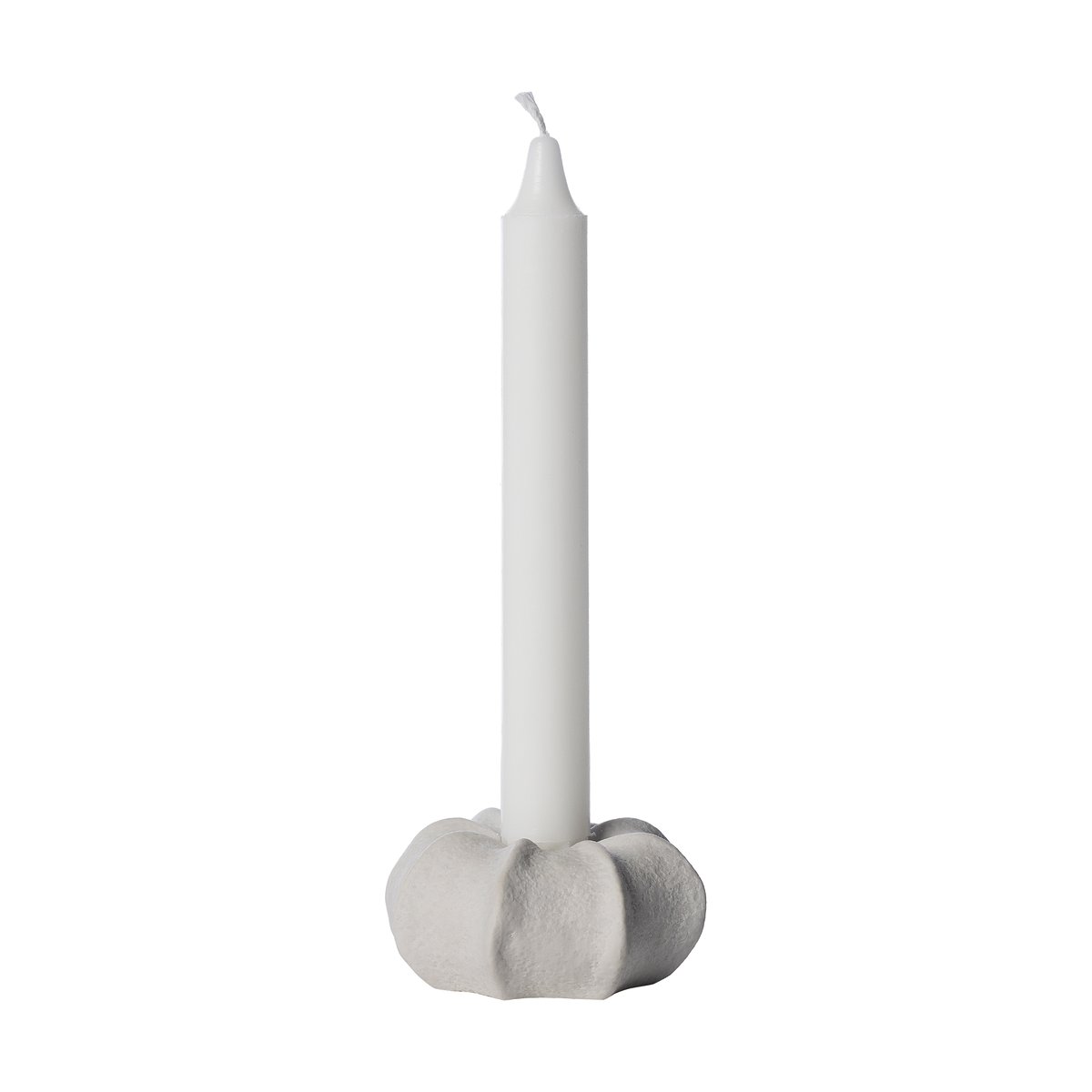 ERNST Ernst lysestake steingods Ø 7,5 cm Naturhvit