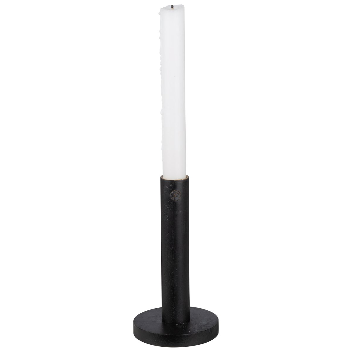 ERNST Ernst lysestake tre svart 15 cm