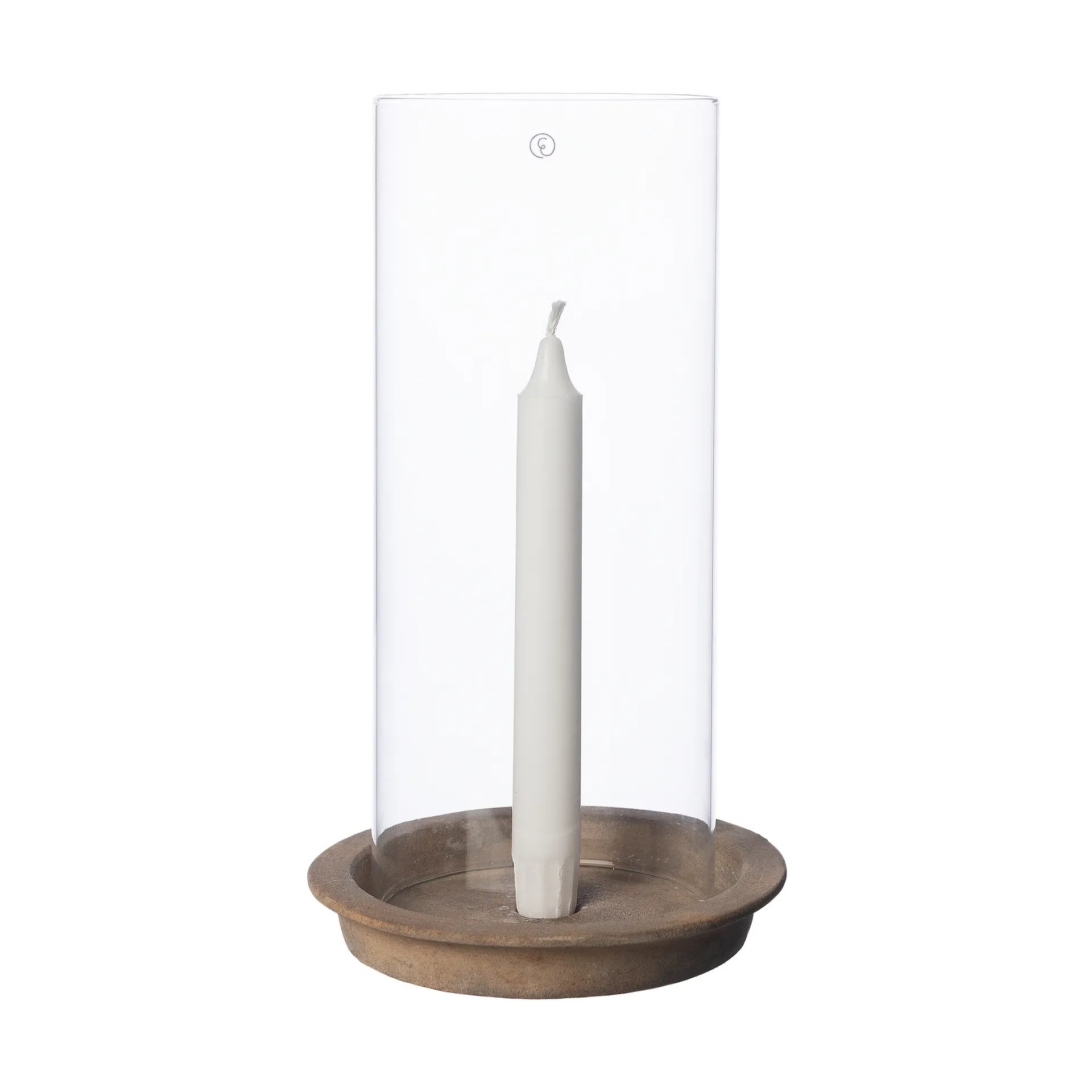 Ernst lysfat-lykt inkl glassylinder 30 cm, Terrakotta ERNST