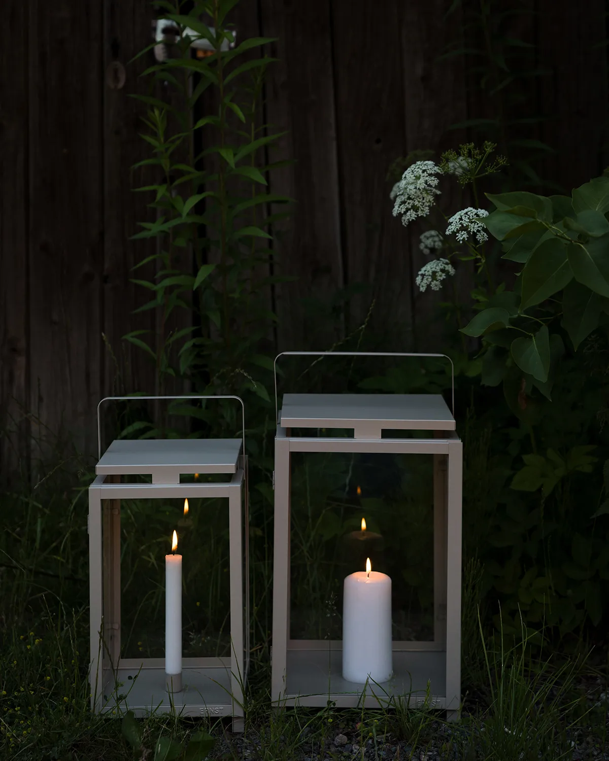 Ernst lyslykt for kronelys 16x43 cm, Beige ERNST