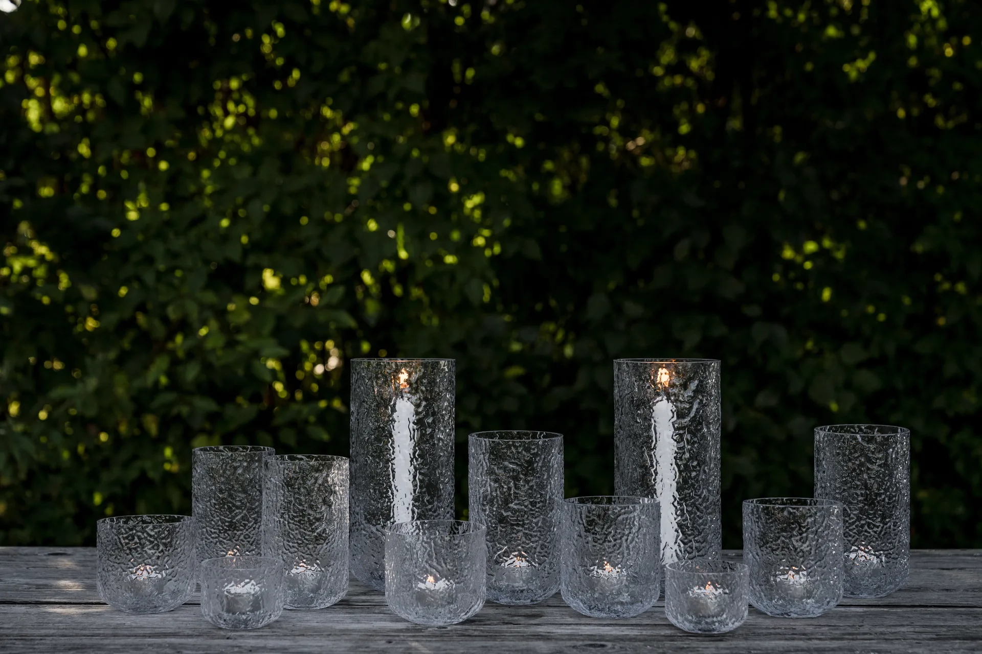 Ernst mønstret lyslykt, Ø9x15 cm ERNST