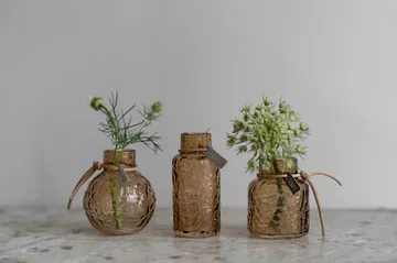 Ernst mønstret vase i gaveeske – 3 deler - Rav - ERNST