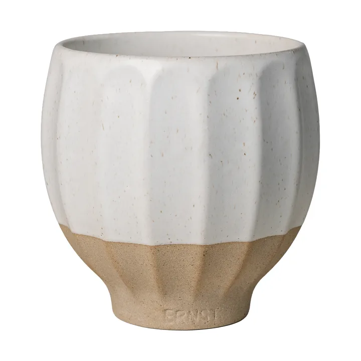 Ernst potte - Hvit-natur, Ø14x14 cm - ERNST