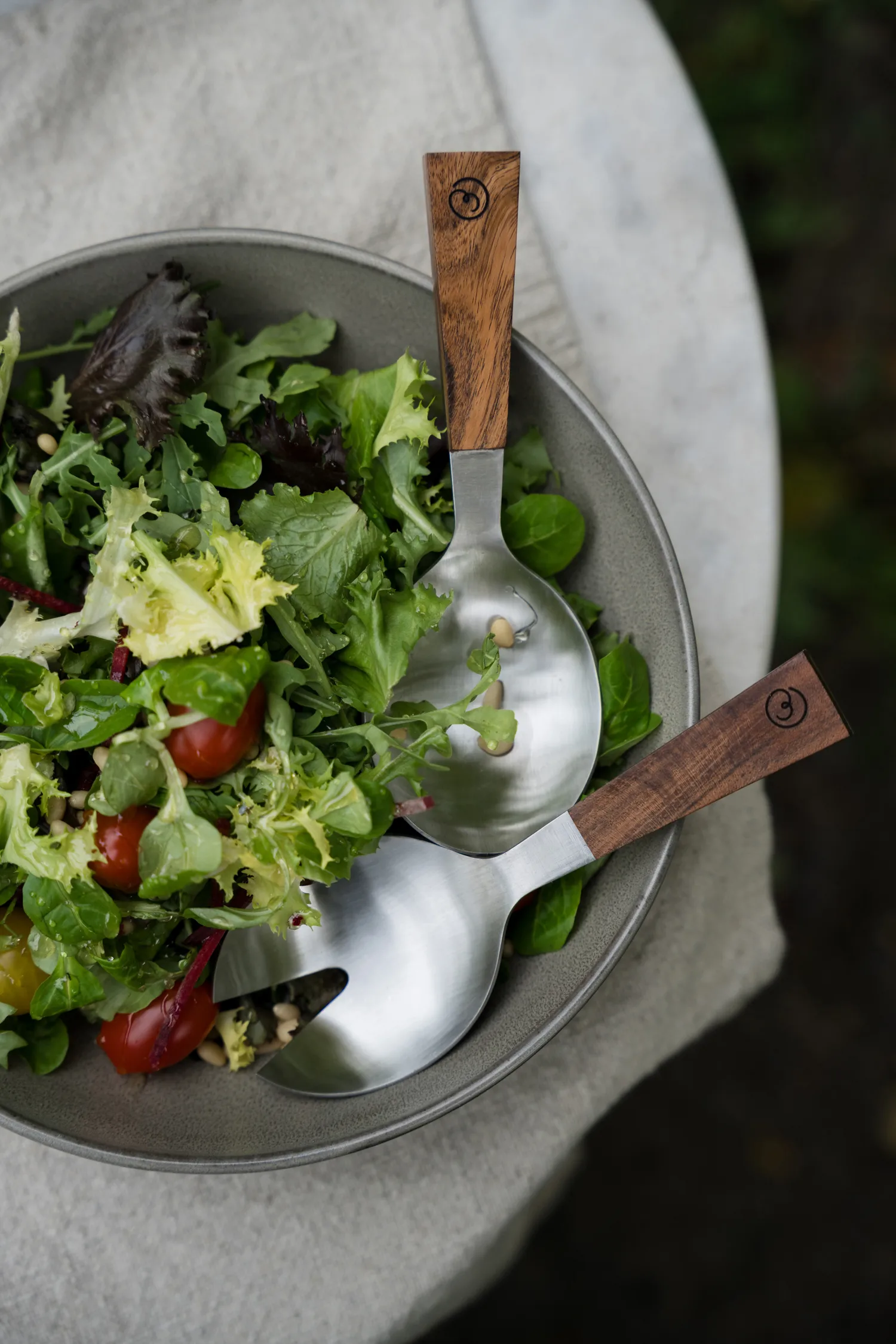 Ernst salatbestikk, 2 deler, Akasie, 18 cm ERNST