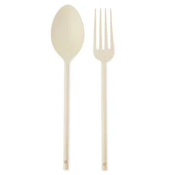 Ernst salatbestikk metall - Beige - ERNST