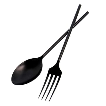 Ernst salatbestikk metall - Svart - ERNST