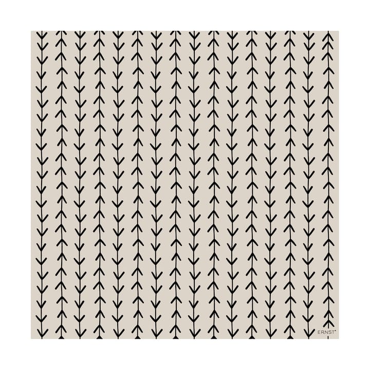 Ernst serviett ranke 33 x 33 cm 20-pakning - Beige-sort - ERNST