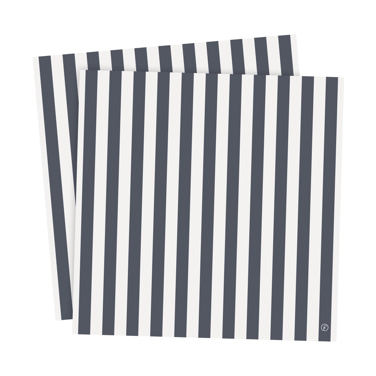 ERNST Ernst servietter, stripete 33x33 cm 20 pk Blå-hvit