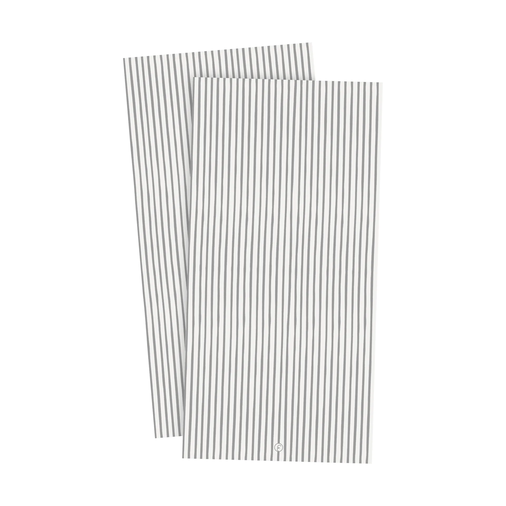 Ernst servietter, stripete 33x33 cm 20 pk, Hvit-grå stripe ERNST