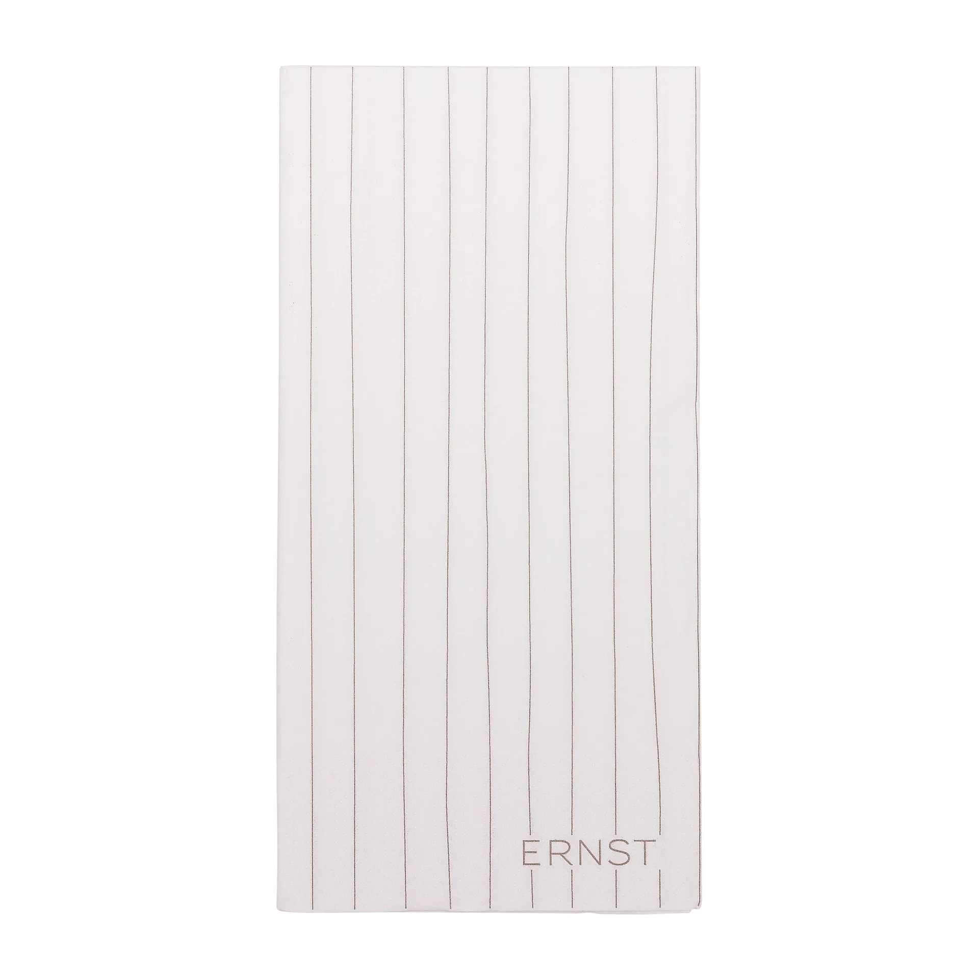 Ernst servietter, stripete 33x33 cm 20 pk, Hvit-grå ERNST
