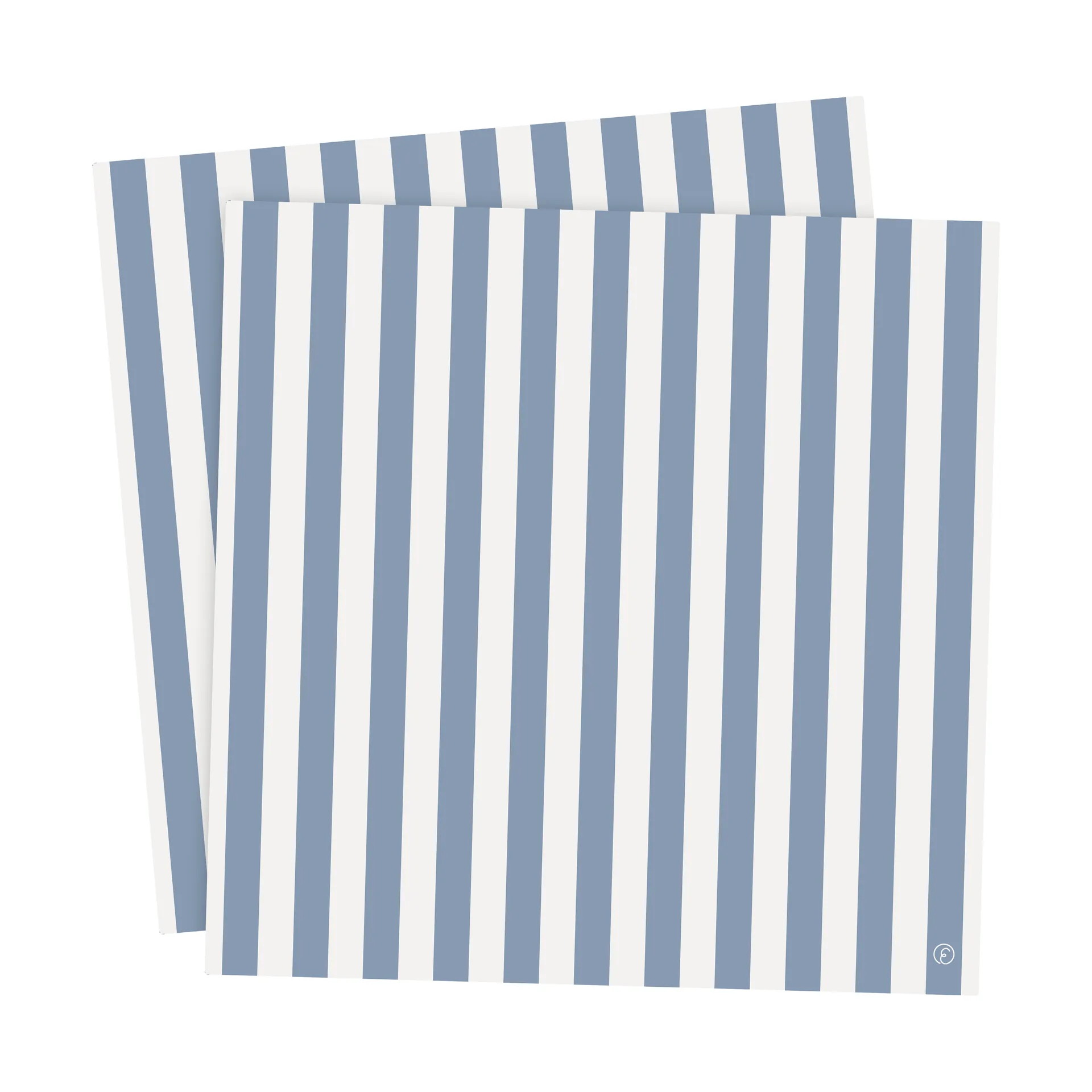 Ernst servietter, stripete 33x33 cm 20 pk, Lys blå-hvit ERNST