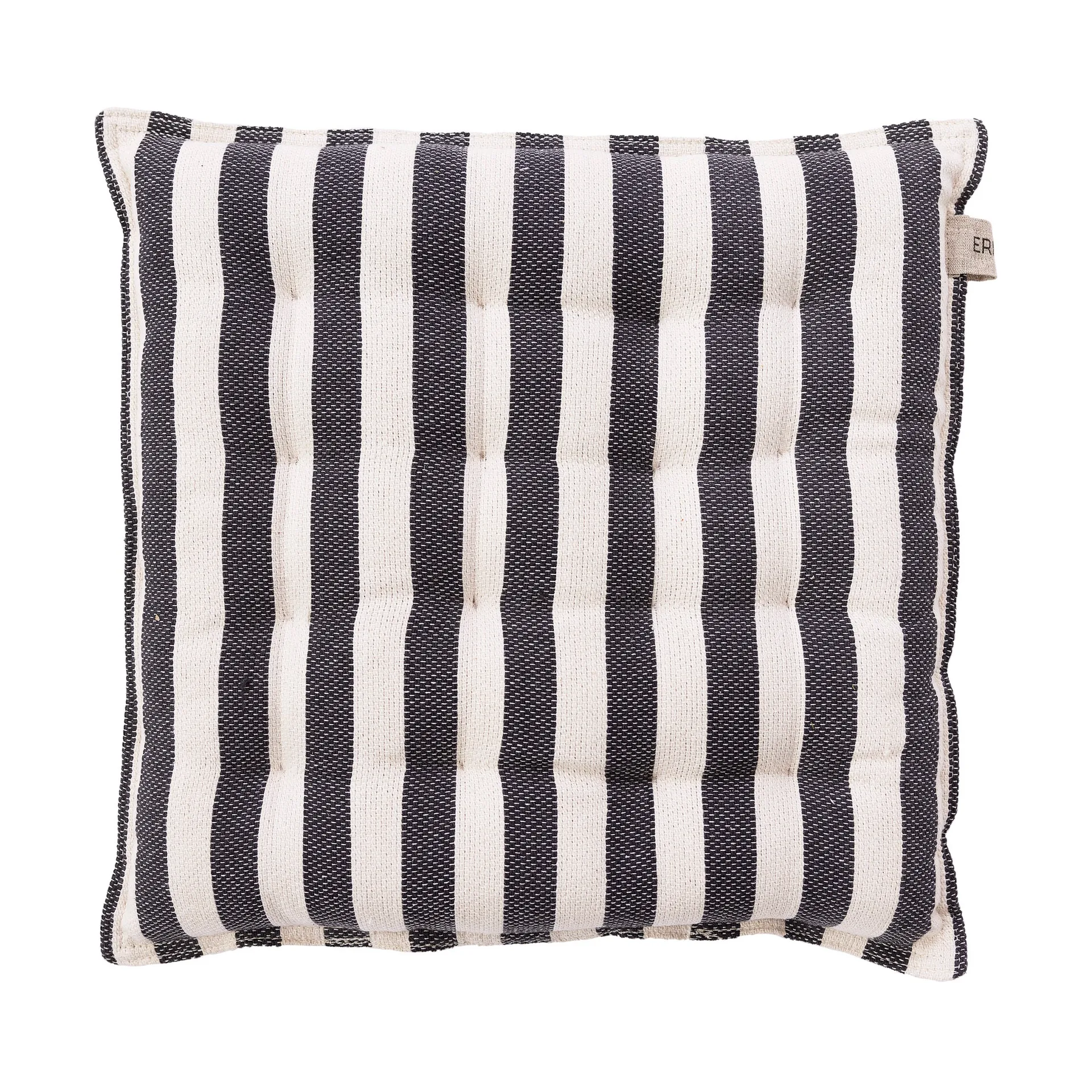 Ernst sittepute 40x40 cm, Naturhvit-mørkegrå ERNST