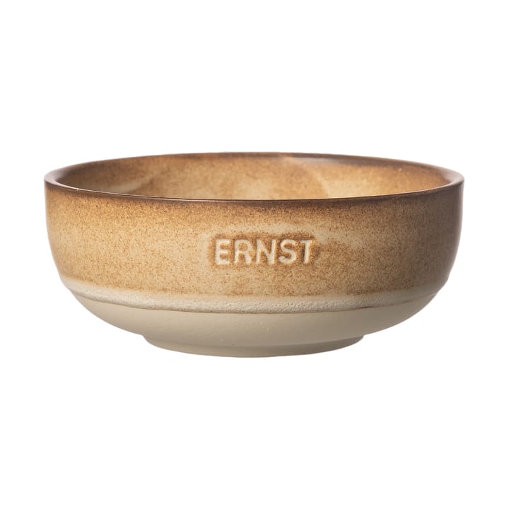 Ernst skål - Brun-natur bunn, Ø11 cm - ERNST