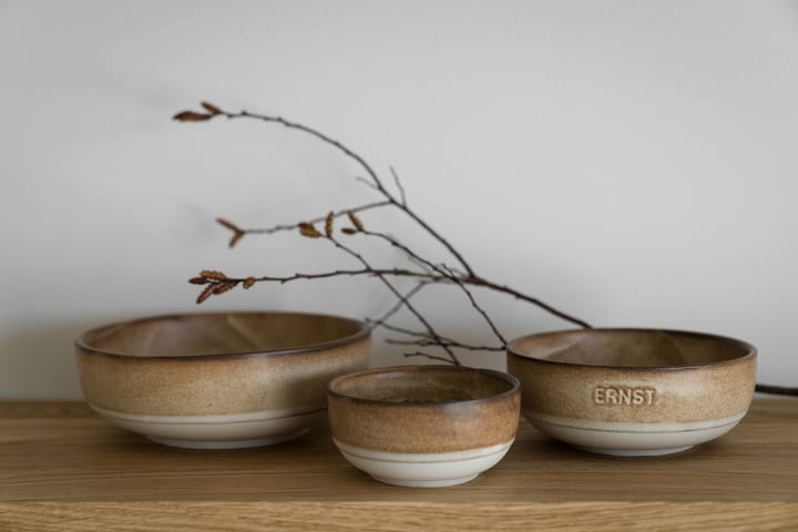 Ernst skål, Brun-natur bunn, Ø11 cm ERNST