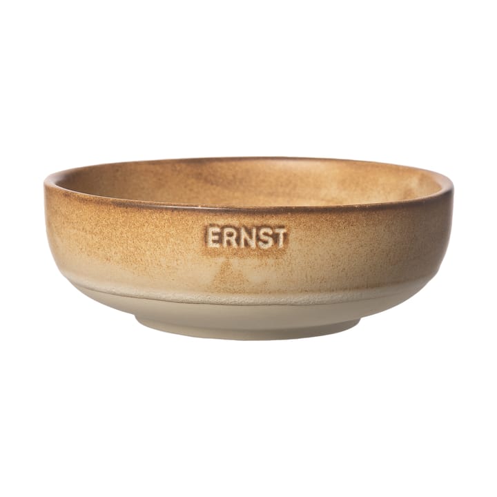 Ernst skål - Brun-natur bunn, Ø14 cm - ERNST