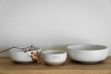 Ernst skål - Hvit-natur bunn, Ø11 cm - ERNST