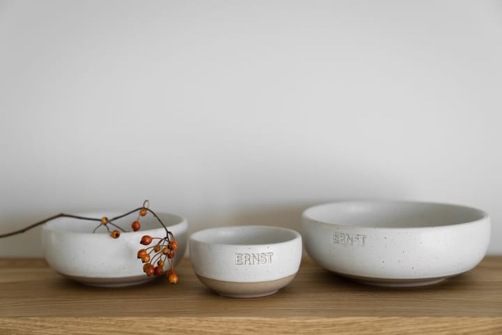 Ernst skål, Hvit-natur bunn, Ø11 cm ERNST