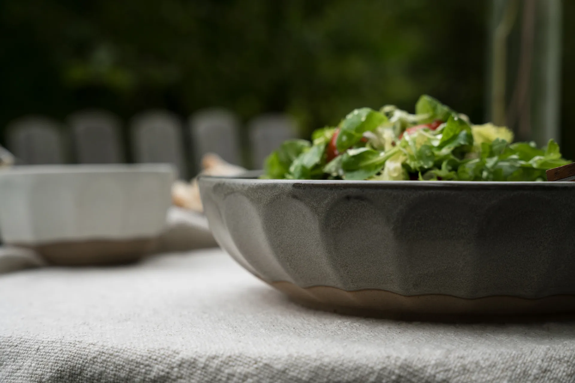 Ernst skål i steingods, Grå-natur, Ø24 cm ERNST