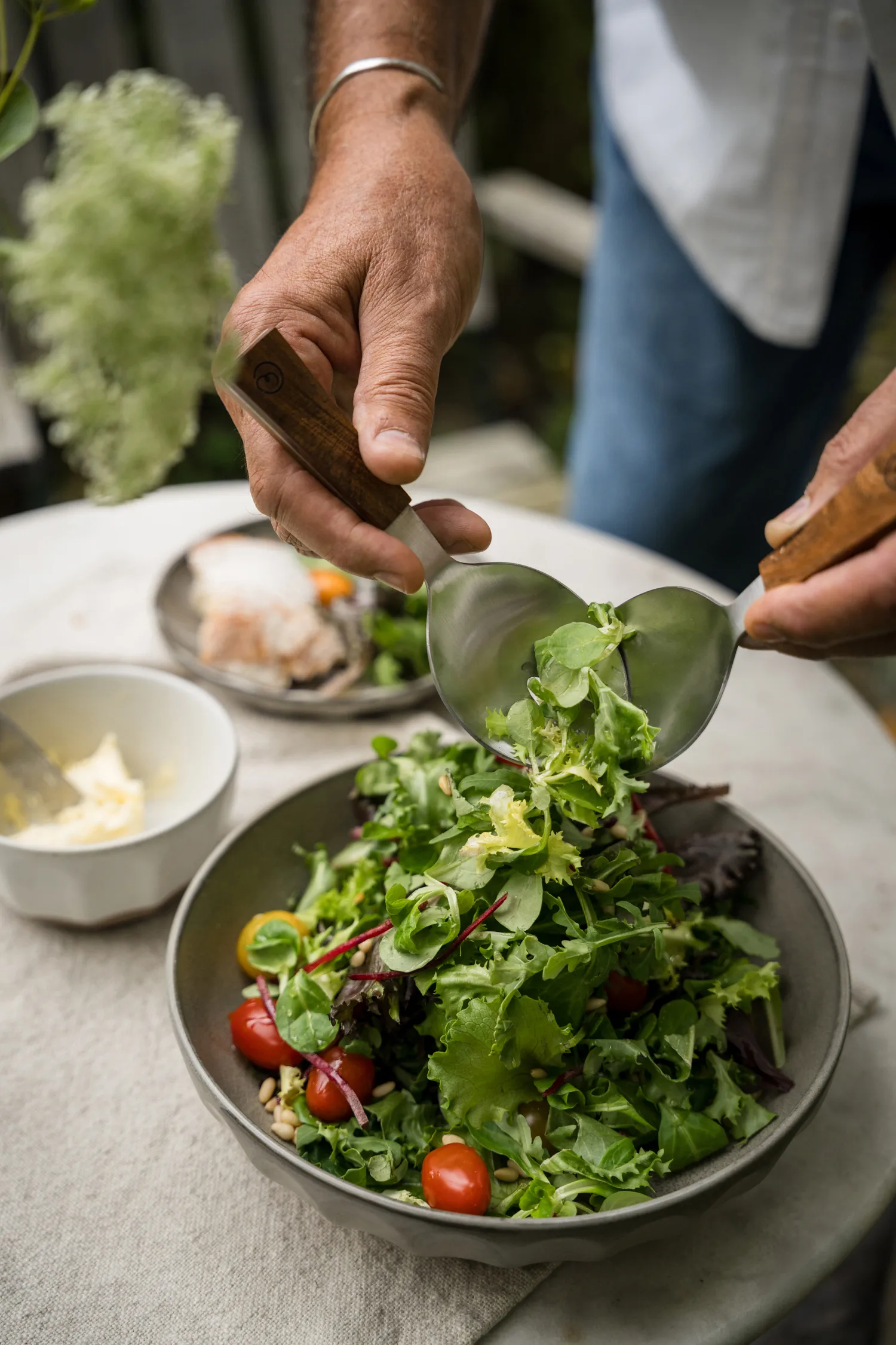 Ernst skål i steingods, Grå-natur, Ø24 cm ERNST