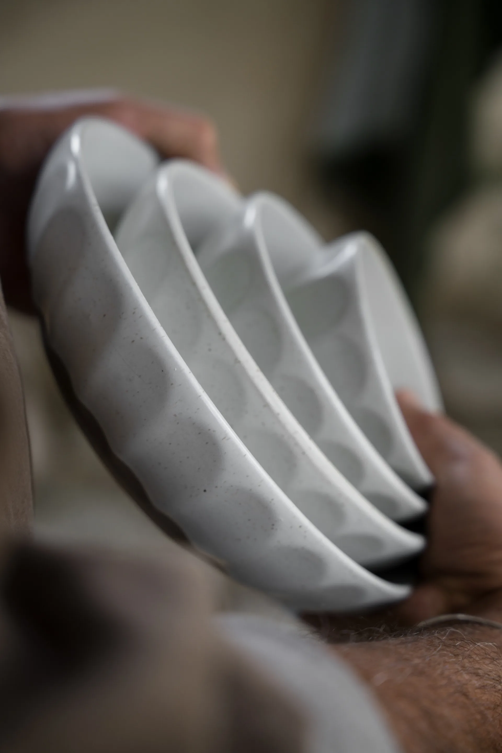 Ernst skål i steingods, Hvit-natur, Ø20 cm ERNST