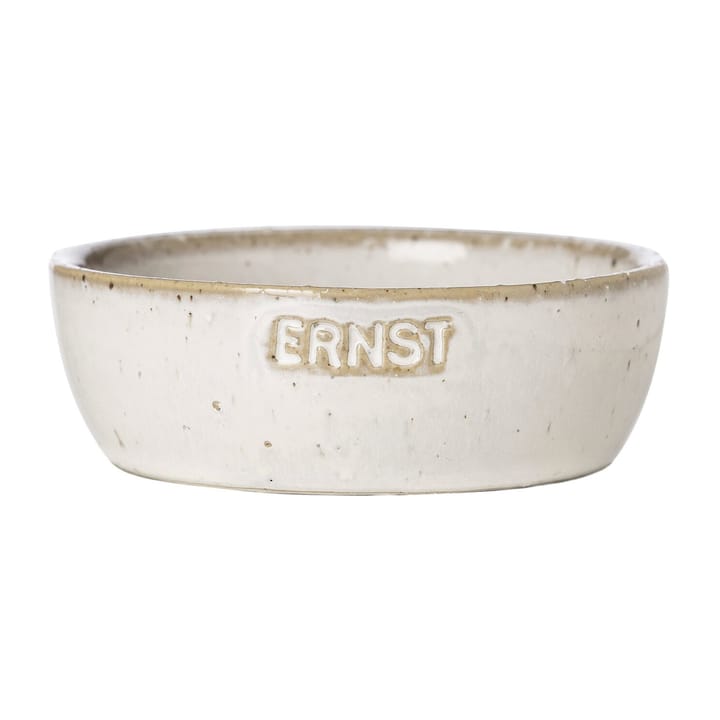 Ernst skål med logo naturhvit - Ø 9 cm med logo - ERNST
