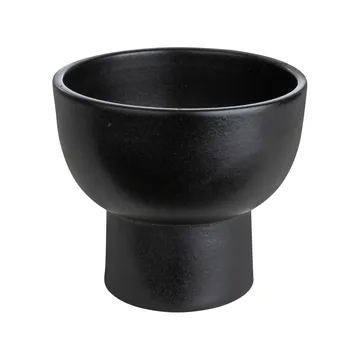 Ernst skål på fot Ø13 cm - Svart - ERNST