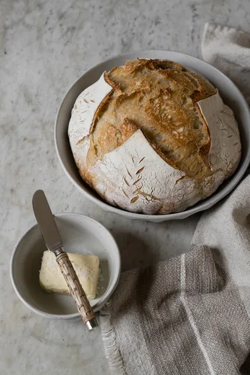 Ernst smørkniv m. flettet håndtak - Sjøgress, 17 cm - ERNST