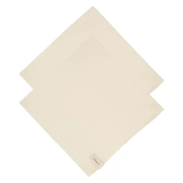 Ernst stoffserviett bomull 2-stk. - Beige - ERNST