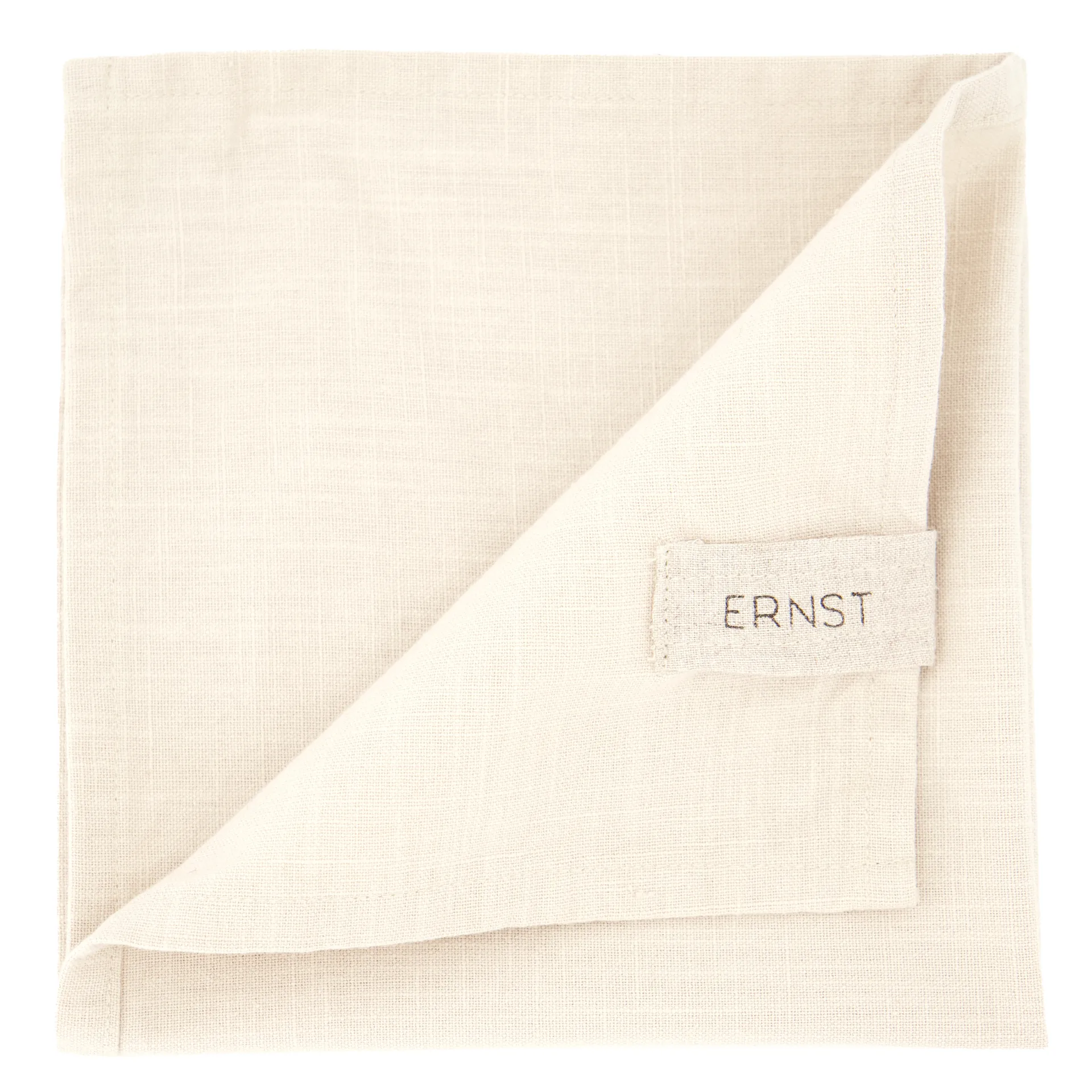 Ernst stoffserviett bomull 2-stk., Beige ERNST