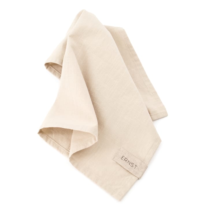 Ernst stoffserviett bomull 2-stk., Beige ERNST