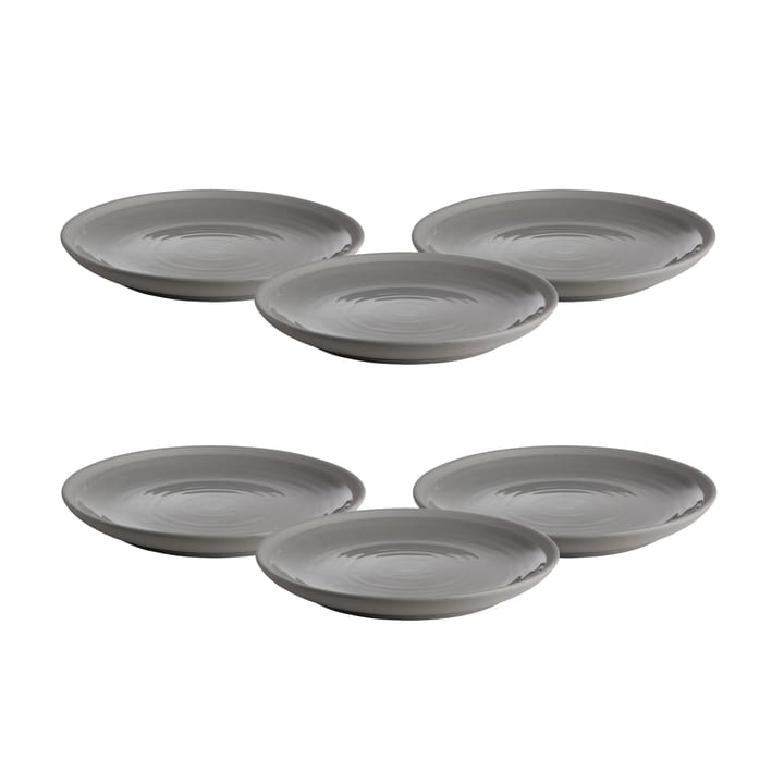 Ernst tallerken keramikk 21 cm 6-stk., Grå ERNST