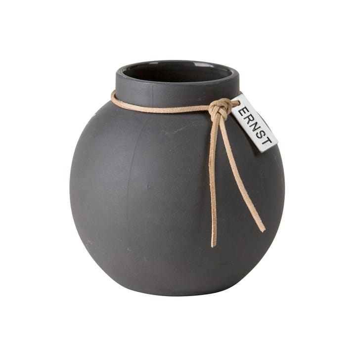 Ernst vase keramikk mørkegrå - 10 cm - ERNST