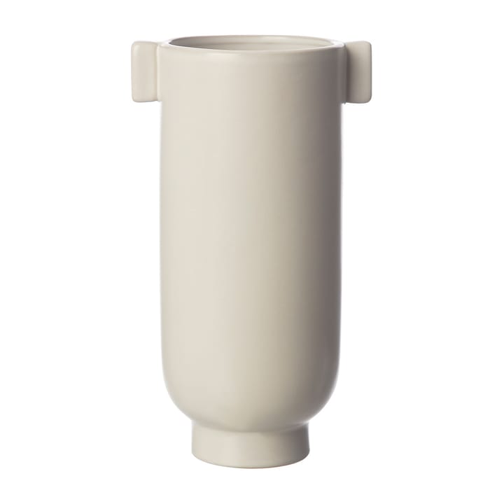 Ernst vase med hank 21 cm - Hvit sand  - ERNST
