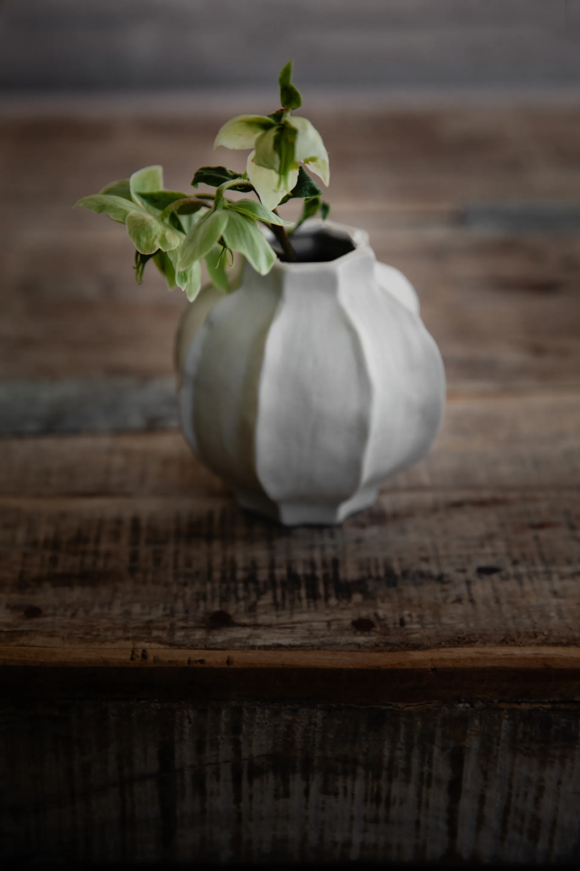 Ernst vase ruglete kant, 10 cm ERNST