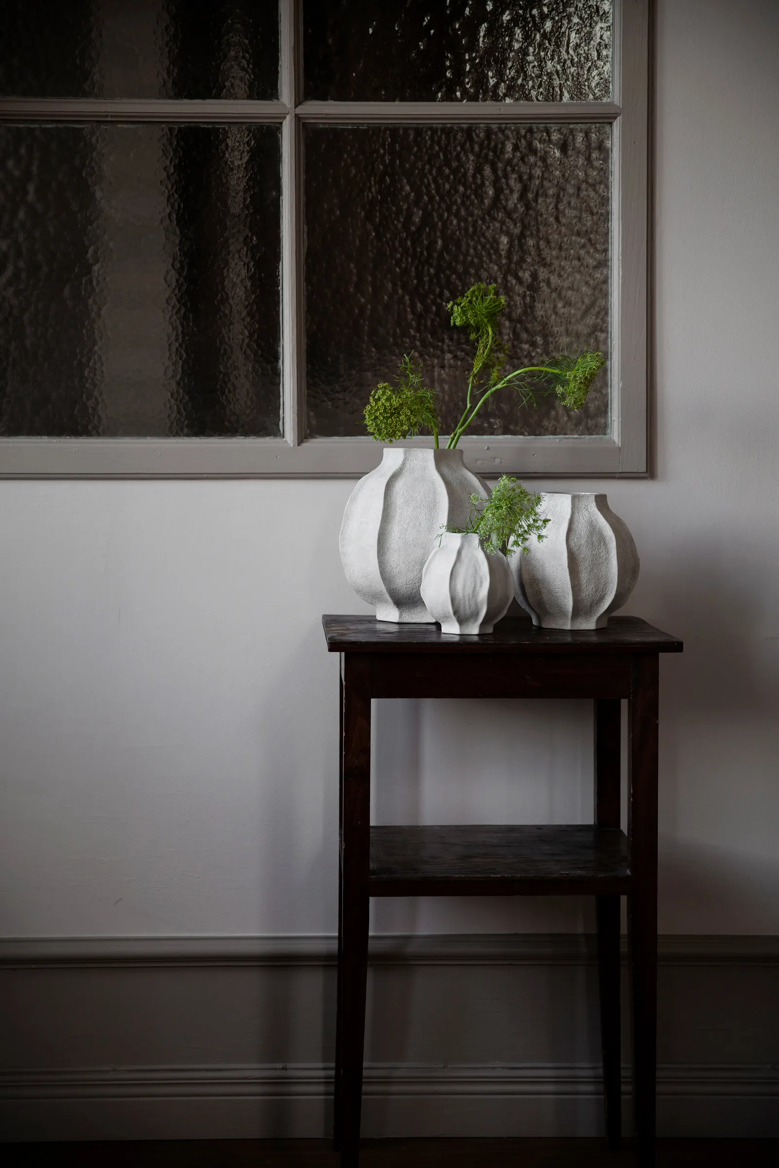 Ernst vase ruglete kant, 14 cm ERNST