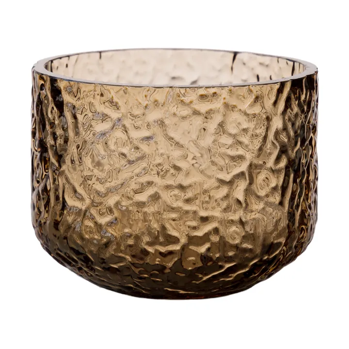 Ernst vase/lykt mønstret - Rav, Ø8x6 cm - ERNST