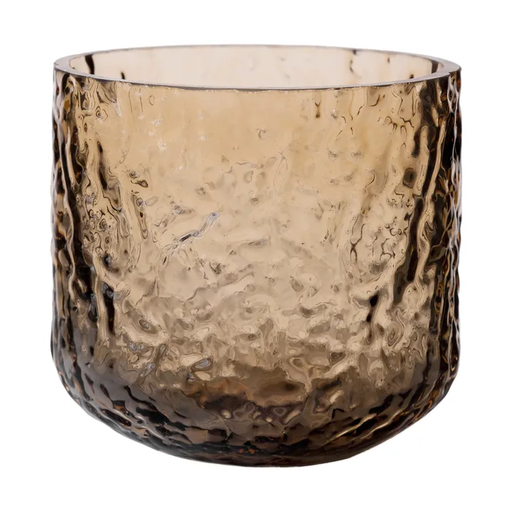 Ernst vase/lykt mønstret - Rav, Ø9x10 cm - ERNST