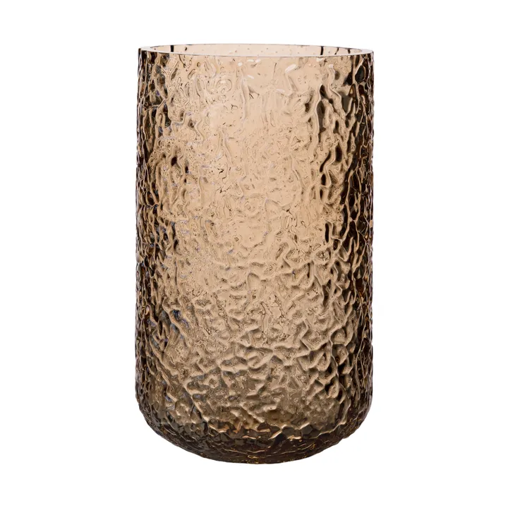 Ernst vase/lykt mønstret - Rav, Ø9x15 cm - ERNST