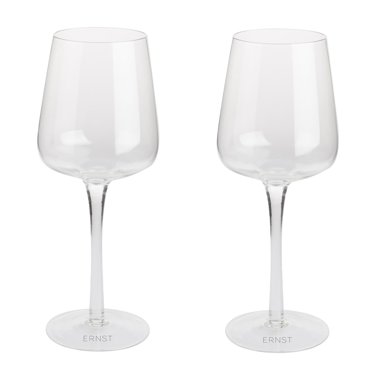 Ernst vinglass 2-pakn. klar | Skandinavisk Design | Vinglass | Gjennomsiktig
