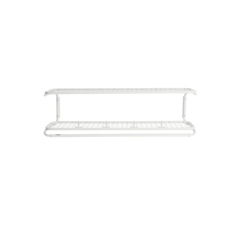 Essem Design Classic 650 hattehylle hvit/hvit, 2 nivåer, 100 cm