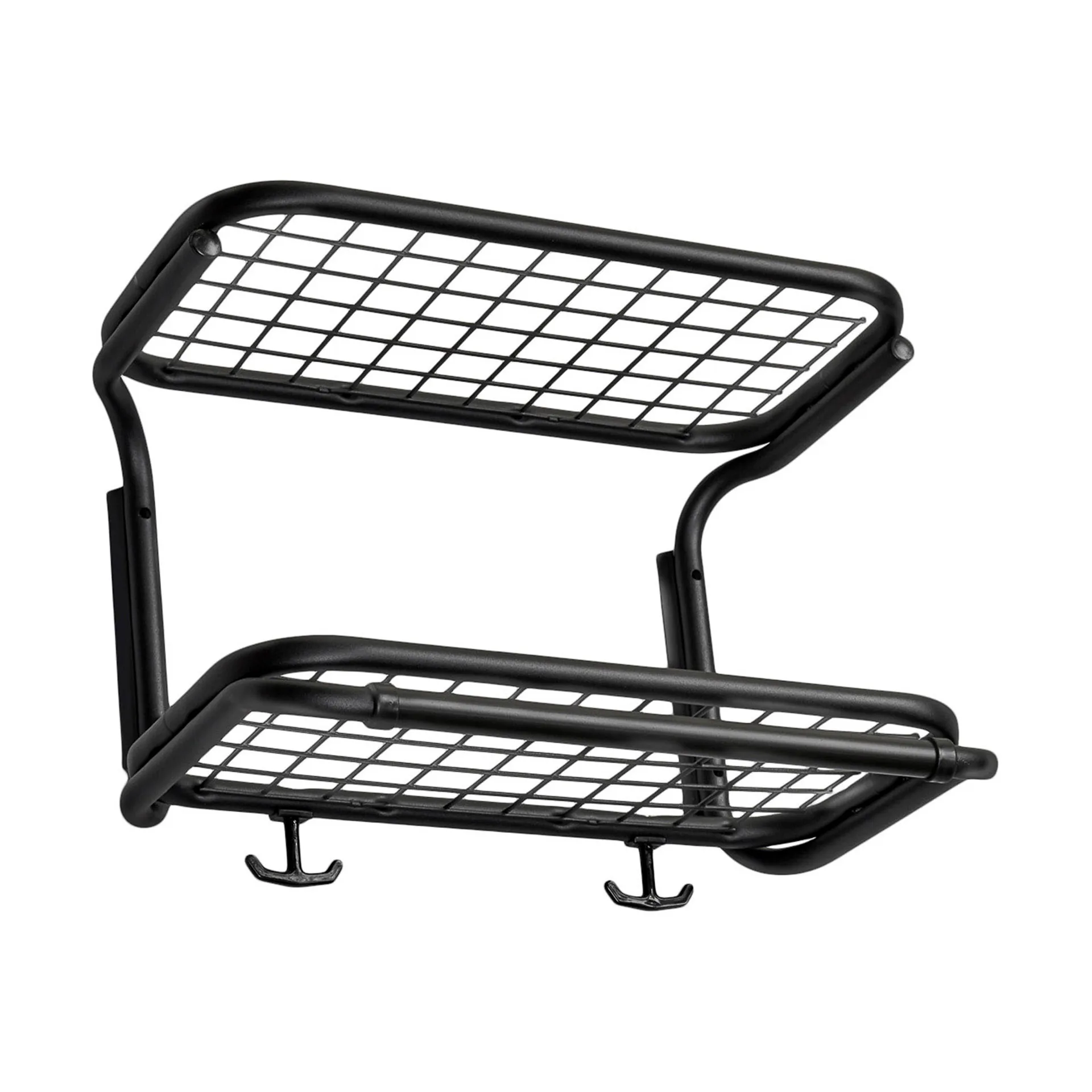 Classic 650 hattehylle, sort/sort, 2 nivåer, 40 cm Essem Design