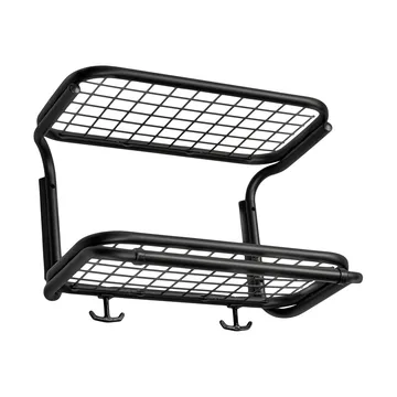 Classic 650 hattehylle - sort/sort, 2 nivåer, 40 cm - Essem Design