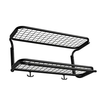 Classic 650 hattehylle - sort/sort, 2 nivåer, 50 cm - Essem Design