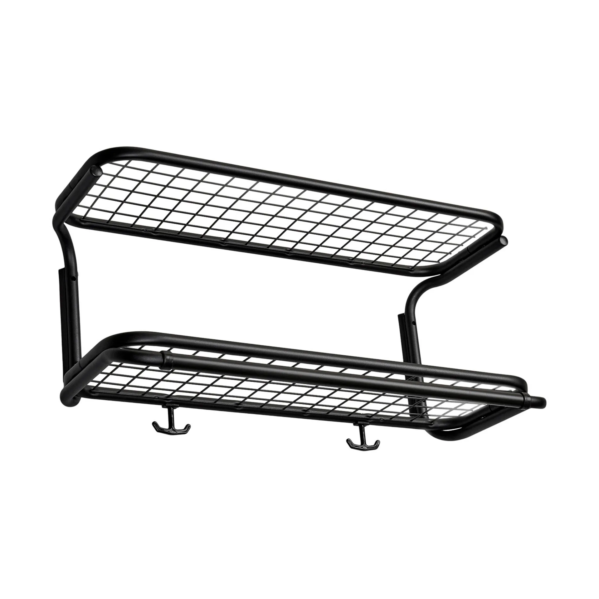Classic 650 hattehylle, sort/sort, 2 nivåer, 60 cm Essem Design