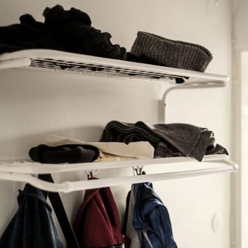 Classic 650 hattehylle - sort/sort, 2 nivåer, 80 cm - Essem Design